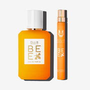Bee 50ml Eau De Parfum and Bee 10ml Eau De Parfum Travel Spray on white background.