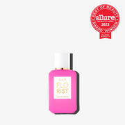 Florist 7.5ml Eau De Parfum Mini Dabber on white background with red Allure The Beauty Export Best of Beauty Award Winner Clean Beauty 2023 badge.